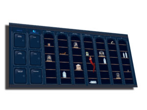 Tapis de jeu pour l'au-delà bouteille